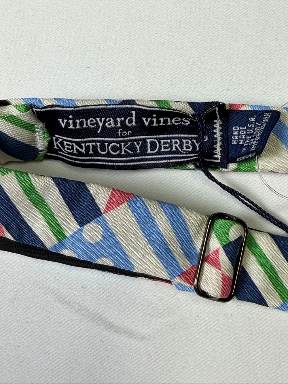 Vineyard Vines Multicolor Patterned Kentucky Derby Styled Bow Tie